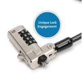 N17 Combination Lock for Wedge shaped Slots (TVT79) — detailný náhľad 5