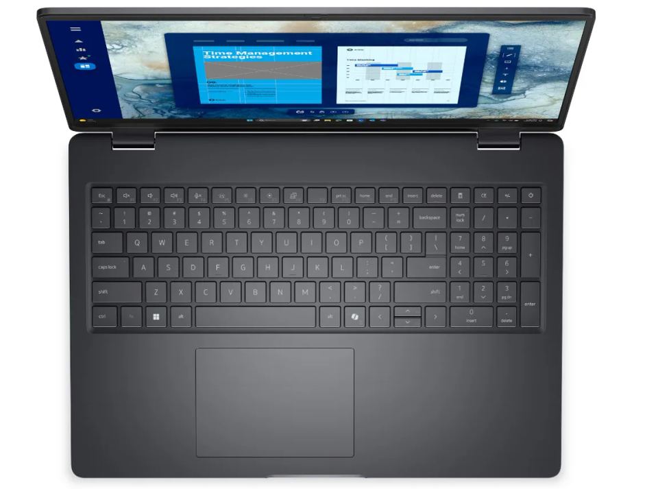 Dell Pro 16/PC16250/7-150U/16"/WUXGA/16GB/512GB/Intel int/W11P/Gray/3R NBD – Podsvietená klávesnica a antireflexný displej notebooku